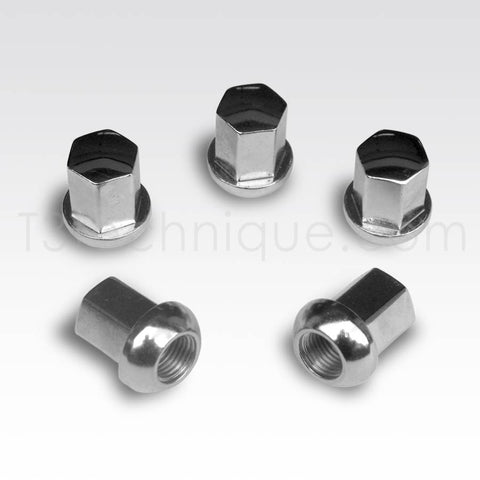 R14 Large Ball Seat Chrome Steel Lug Nuts